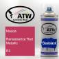 Preview: Mazda, Renaissance Red Metallic, R3: 400ml Sprühdose, von ATW Autoteile West.